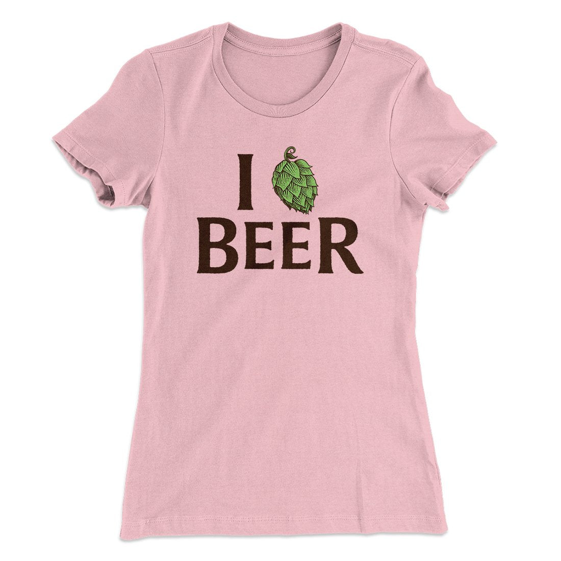 I Hop Craft Beer Women's T-Shirt Light Pink | Funny Shirt from Famous In Real Life