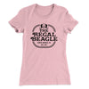 The Regal Beagle Women's T-Shirt Light Pink | Funny Shirt from Famous In Real Life