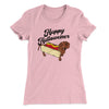 Happy Hallowiener Women's T-Shirt Light Pink | Funny Shirt from Famous In Real Life