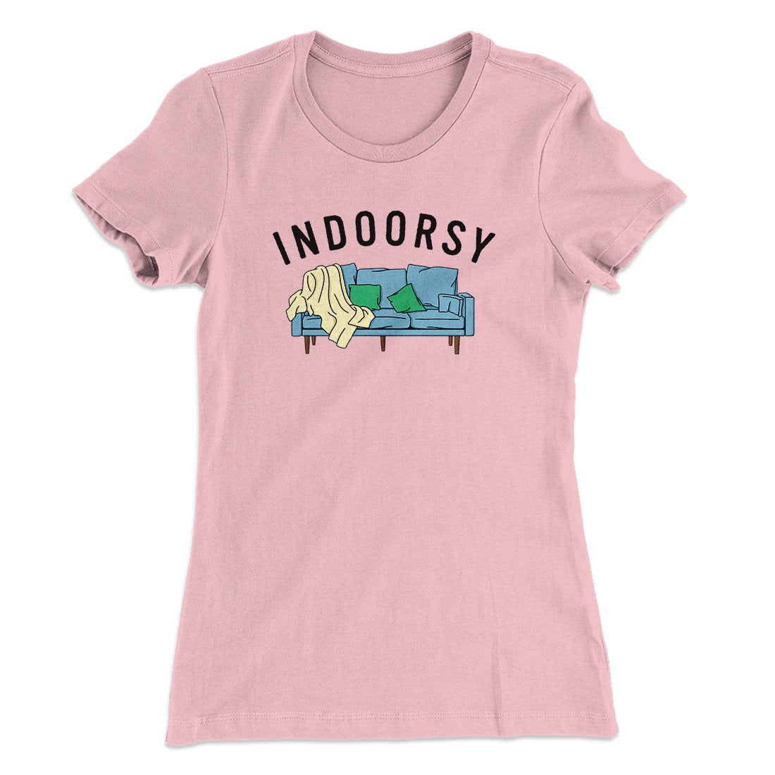 Indoorsy Women's T-Shirt | Funny Shirt from Famous In Real Life