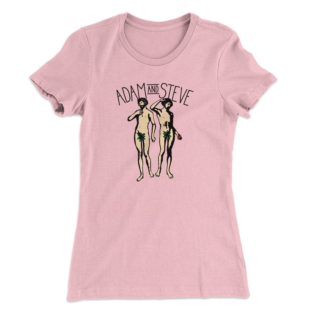 Adam And Steve Women's T-Shirt | Funny Shirt from Famous In Real Life