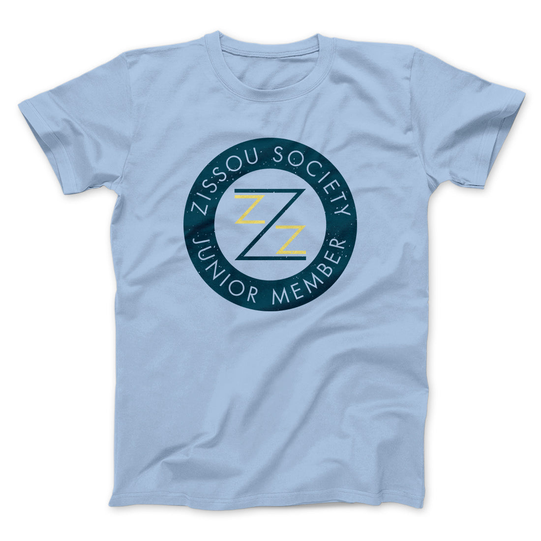 Zissou Society Member Funny Movie Men/Unisex T-Shirt Baby Blue | Funny Shirt from Famous In Real Life