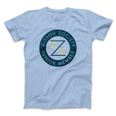 Zissou Society Member Funny Movie Men/Unisex T-Shirt Baby Blue | Funny Shirt from Famous In Real Life