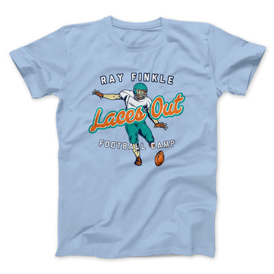Ray Finkle - Laces Out Men/Unisex T-Shirt Heather Ice Blue | Funny Shirt from Famous In Real Life