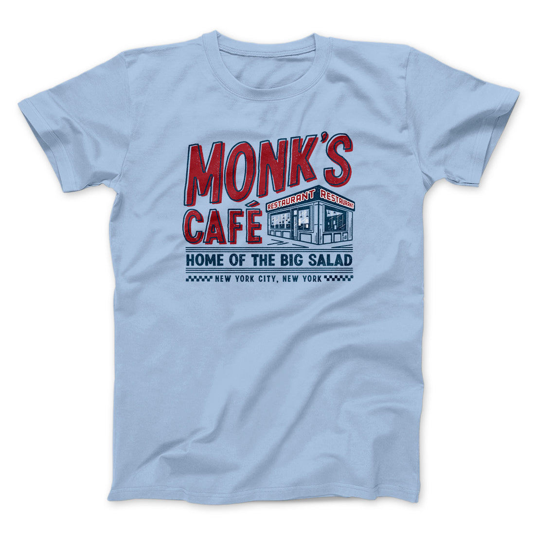 Monk's Cafe Men/Unisex T-Shirt | Funny Shirt from Famous In Real Life