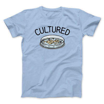 Cultured Men/Unisex T-Shirt Heather Ice Blue | Funny Shirt from Famous In Real Life