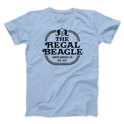 The Regal Beagle Men/Unisex T-Shirt Baby Blue | Funny Shirt from Famous In Real Life