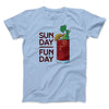 Sunday Funday Men/Unisex T-Shirt Baby Blue | Funny Shirt from Famous In Real Life