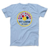 Ricky Bobby Pit Crew Funny Movie Men/Unisex T-Shirt Baby Blue | Funny Shirt from Famous In Real Life