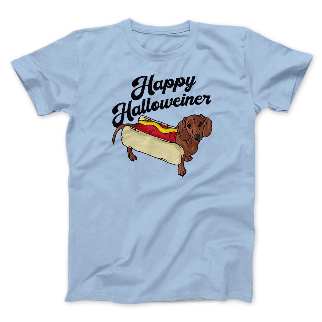 Happy Hallowiener Men/Unisex T-Shirt | Funny Shirt from Famous In Real Life