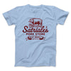 Satriale's Meat Market Men/Unisex T-Shirt Heather Ice Blue | Funny Shirt from Famous In Real Life