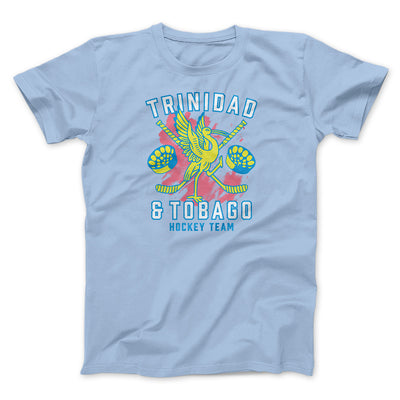 Trinidad & Tobago Hockey Men/Unisex T-Shirt Heather Ice Blue | Funny Shirt from Famous In Real Life