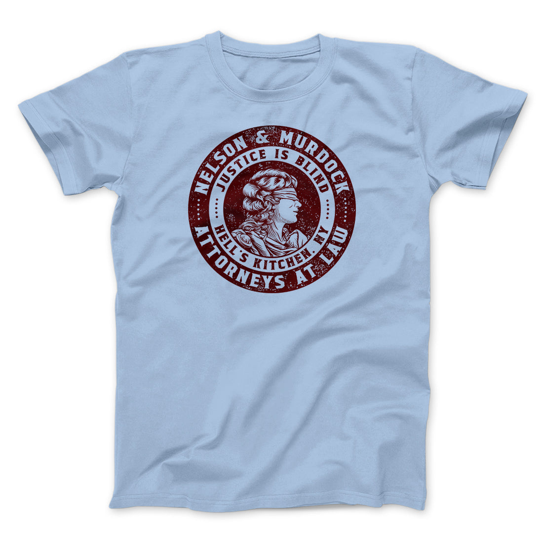 Nelson And Murdock Attorneys At Law Men/Unisex T-Shirt Light Blue | Funny Shirt from Famous In Real Life