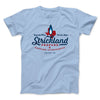 Strickland Propane Men/Unisex T-Shirt Heather Ice Blue | Funny Shirt from Famous In Real Life