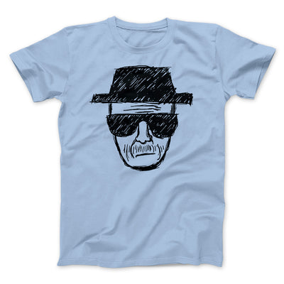 Heisenberg Men/Unisex T-Shirt Baby Blue | Funny Shirt from Famous In Real Life