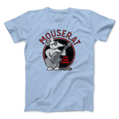 Mouse Rat Men/Unisex T-Shirt Heather Ice Blue | Funny Shirt from Famous In Real Life