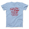 Surfer Boy Pizza Men/Unisex T-Shirt Heather Ice Blue | Funny Shirt from Famous In Real Life