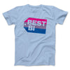Best Bi Men/Unisex T-Shirt Baby Blue | Funny Shirt from Famous In Real Life
