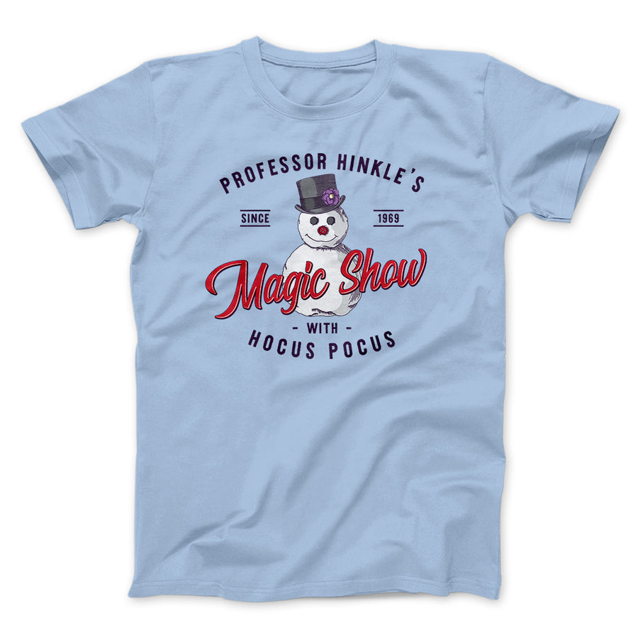 Professor Hinkle's Magic Show Funny Movie Men/Unisex T-Shirt Light Blue | Funny Shirt from Famous In Real Life