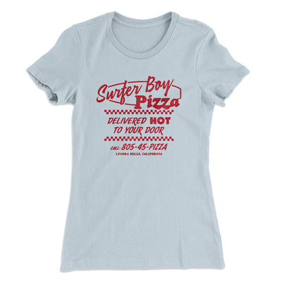 Surfer Boy Pizza Women's T-Shirt Cancun | Funny Shirt from Famous In Real Life