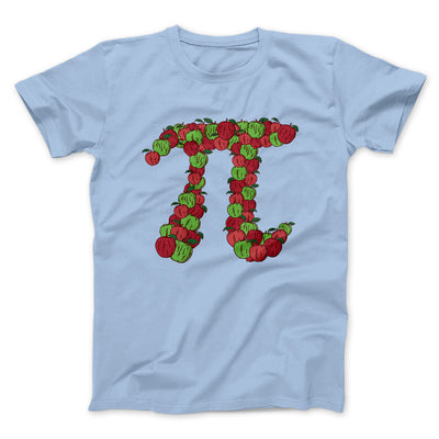 Apple Pi Men/Unisex T-Shirt Heather Ice Blue | Funny Shirt from Famous In Real Life