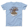 Send Noods Funny Men/Unisex T-Shirt Baby Blue | Funny Shirt from Famous In Real Life