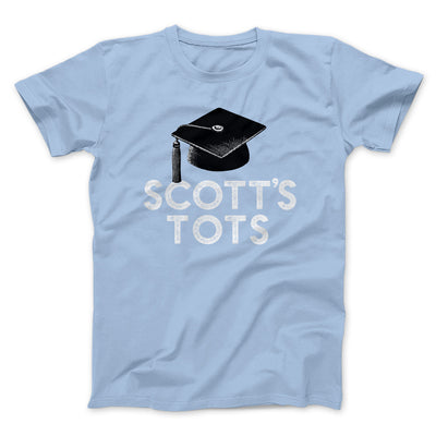Scott's Tots Men/Unisex T-Shirt Baby Blue | Funny Shirt from Famous In Real Life