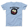 So Eggcited Funny Men/Unisex T-Shirt Baby Blue | Funny Shirt from Famous In Real Life