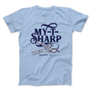 My-T-Sharp Barbershop Funny Movie Men/Unisex T-Shirt Baby Blue | Funny Shirt from Famous In Real Life