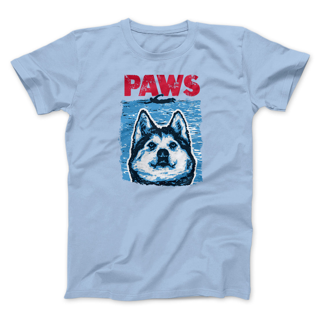 PAWS Dog Funny Movie Men/Unisex T-Shirt | Funny Shirt from Famous In Real Life
