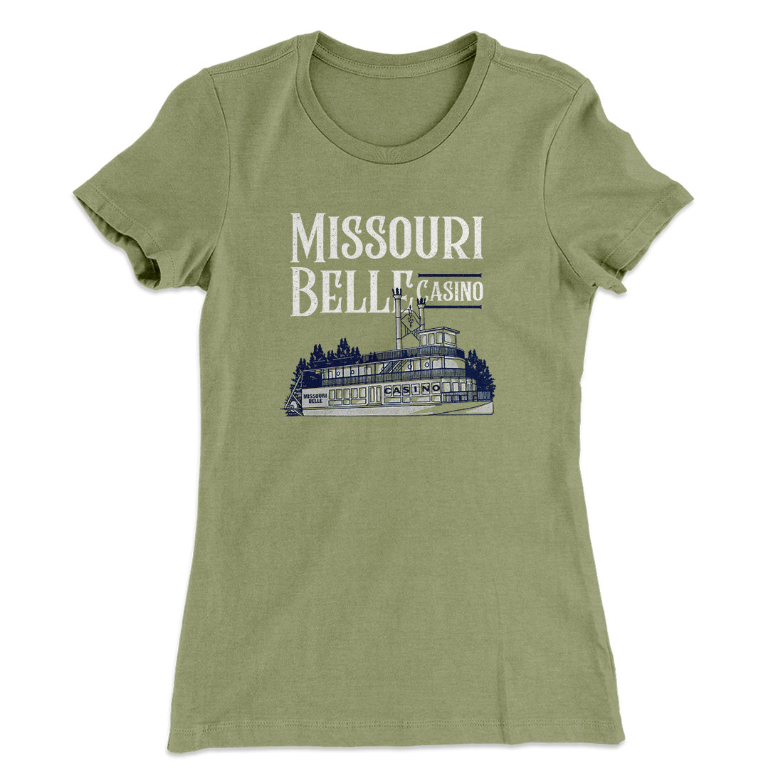 Missouri Belle Casino Women's T-Shirt | Funny Shirt from Famous In Real Life
