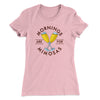 Mornings Are For Mimosas Women's T-Shirt Hot Pink | Funny Shirt from Famous In Real Life