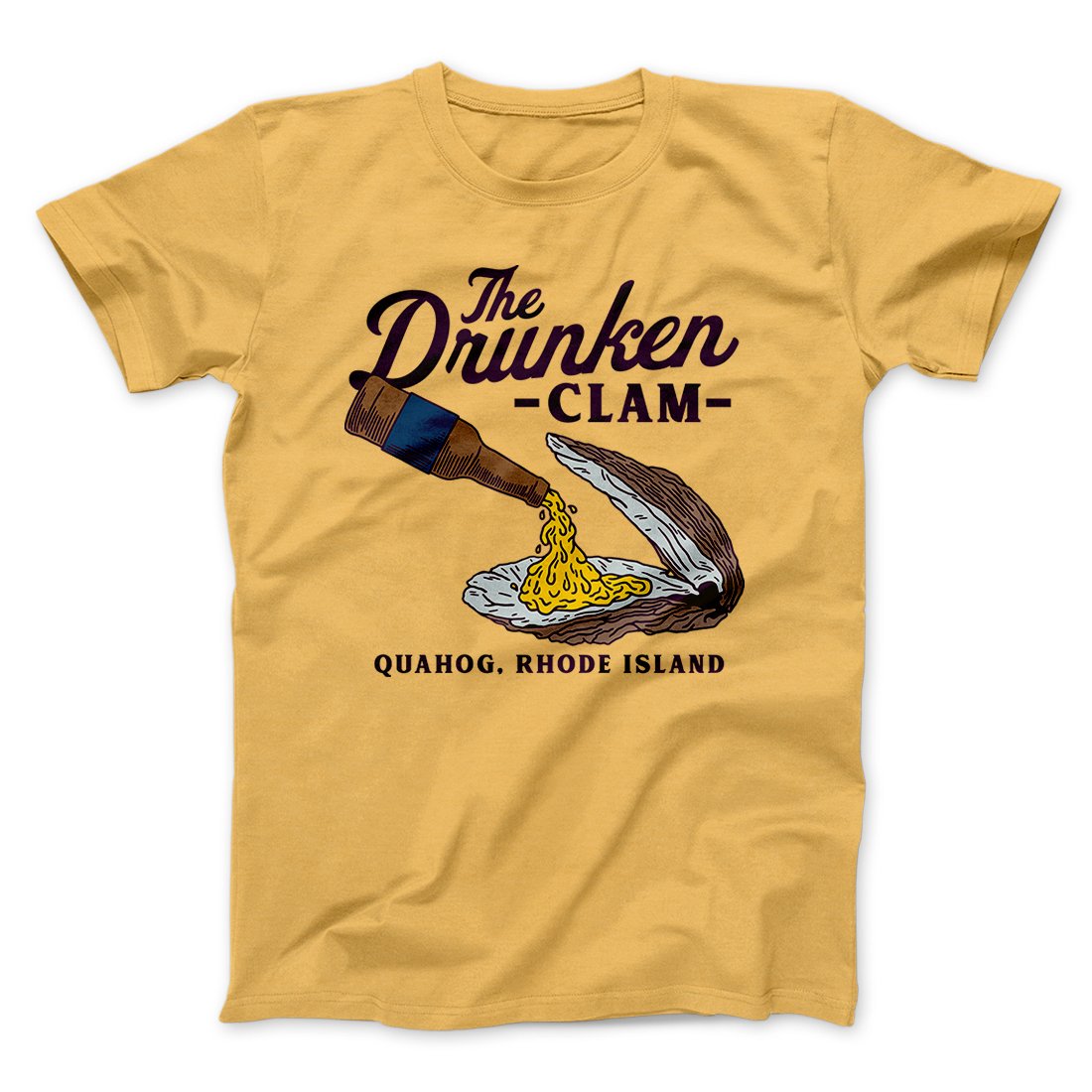 The Drunken Clam Men/Unisex T-Shirt | Funny Shirt from Famous In Real Life
