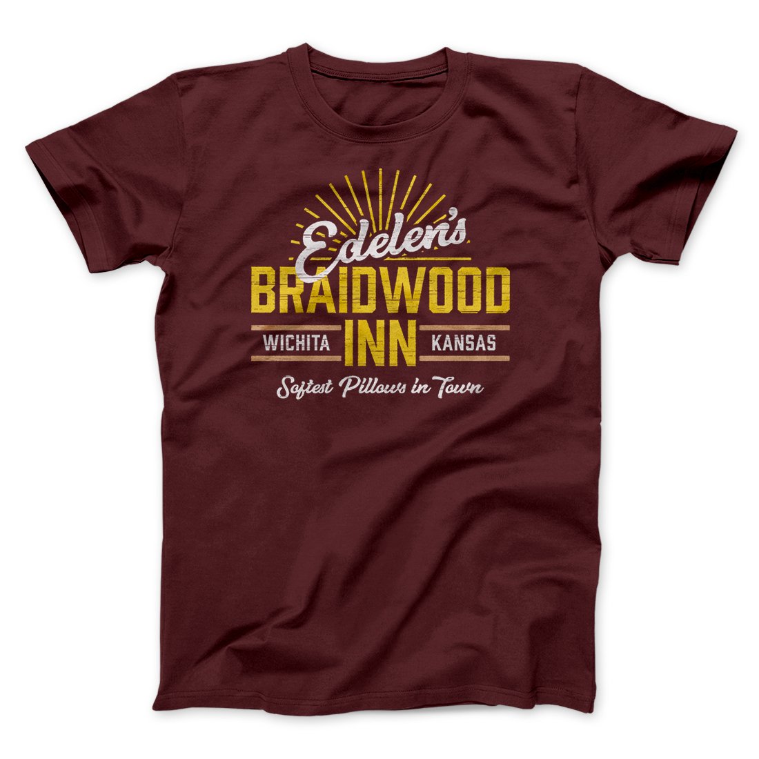 Edelen's Braidwood Inn Funny Movie Men/Unisex T-Shirt | Funny Shirt from Famous In Real Life
