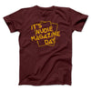 Nudie Magazine Day Funny Movie Men/Unisex T-Shirt Maroon | Funny Shirt from Famous In Real Life