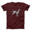 Origami Unicorn Funny Movie Men/Unisex T-Shirt Maroon | Funny Shirt from Famous In Real Life