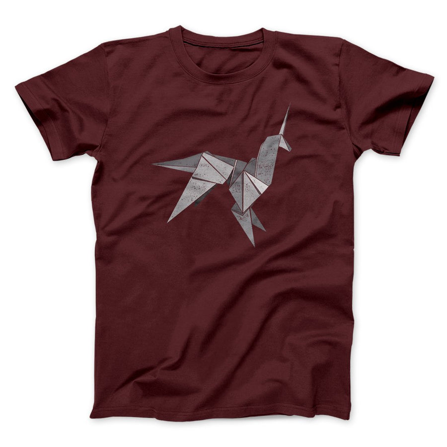 Origami Unicorn Funny Movie Men/Unisex T-Shirt | Funny Shirt from Famous In Real Life