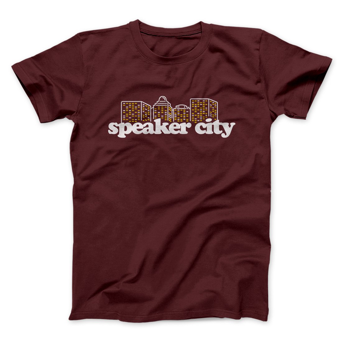 Speaker City Funny Movie Men/Unisex T-Shirt | Funny Shirt from Famous In Real Life