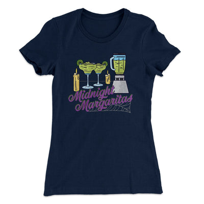 Midnight Margaritas Women's T-Shirt Midnight Navy | Funny Shirt from Famous In Real Life