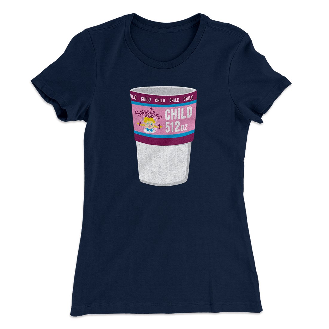 Sweetum's Child Size Soda Women's T-Shirt | Funny Shirt from Famous In Real Life