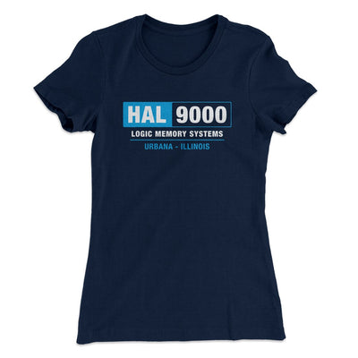 Hal 9000 Women's T-Shirt Midnight Navy | Funny Shirt from Famous In Real Life