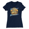 Sun's Out Buns Out Funny Women's T-Shirt Midnight Navy | Funny Shirt from Famous In Real Life