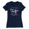 Pink Nightmare Women's T-Shirt Midnight Navy | Funny Shirt from Famous In Real Life