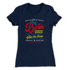 Bob's Country Bunker Women's T-Shirt Midnight Navy | Funny Shirt from Famous In Real Life