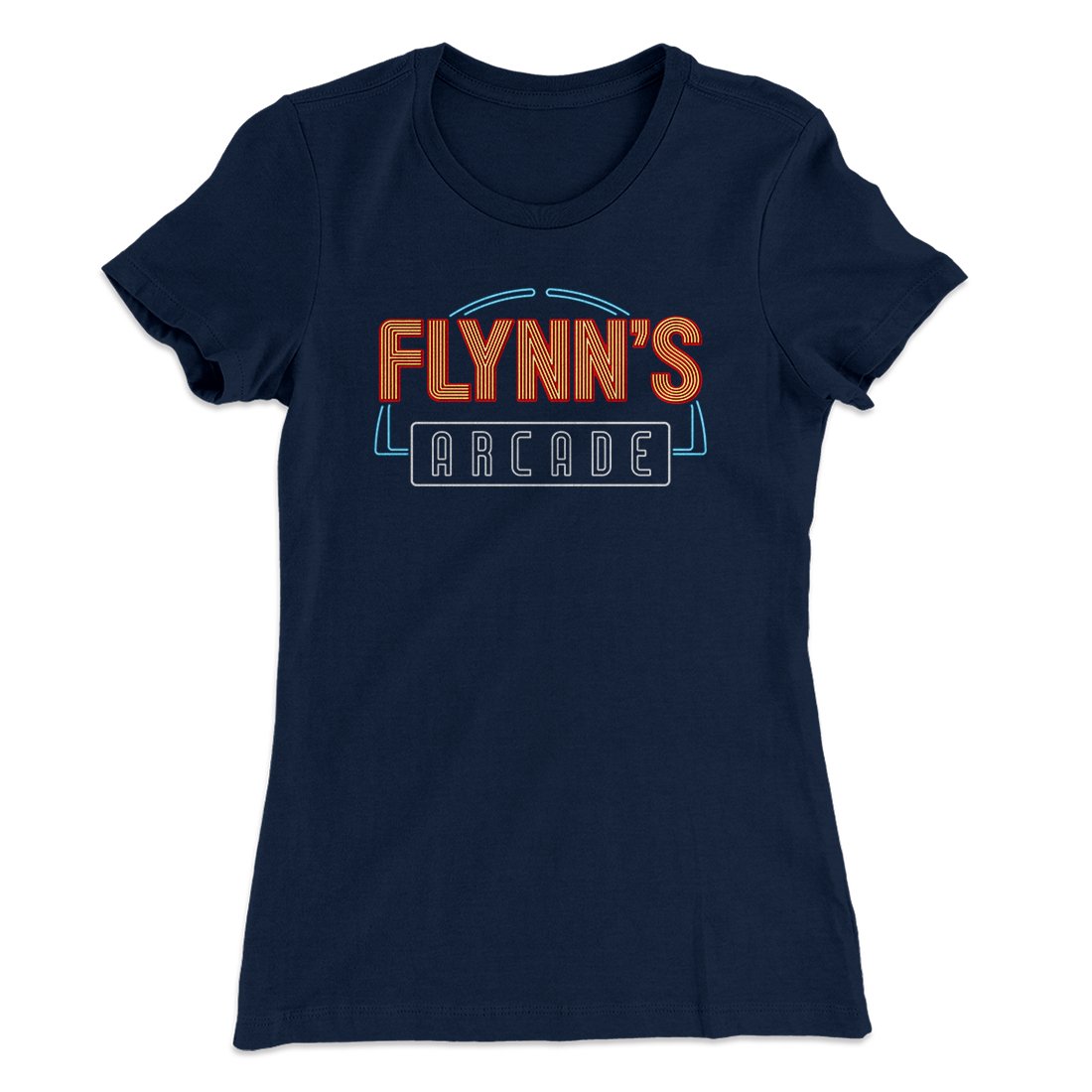 Flynn's Arcade Women's T-Shirt | Funny Shirt from Famous In Real Life
