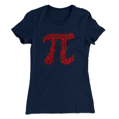 Cherry Pi Women's T-Shirt Midnight Navy | Funny Shirt from Famous In Real Life