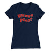 Wanna Play? Women's T-Shirt Midnight Navy | Funny Shirt from Famous In Real Life