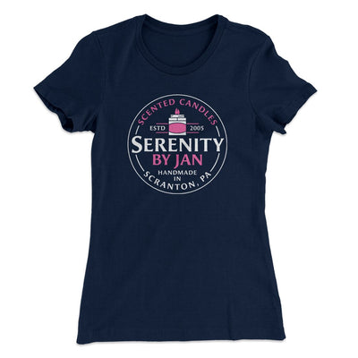 Serenity By Jan Women's T-Shirt Midnight Navy | Funny Shirt from Famous In Real Life