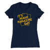 Nudie Magazine Day Women's T-Shirt Midnight Navy | Funny Shirt from Famous In Real Life