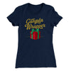 Gangsta Wrapper Women's T-Shirt Midnight Navy | Funny Shirt from Famous In Real Life